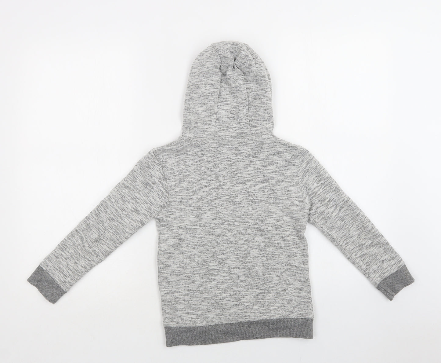 George Girls Grey  Cotton Pullover Hoodie Size 6-7 Years