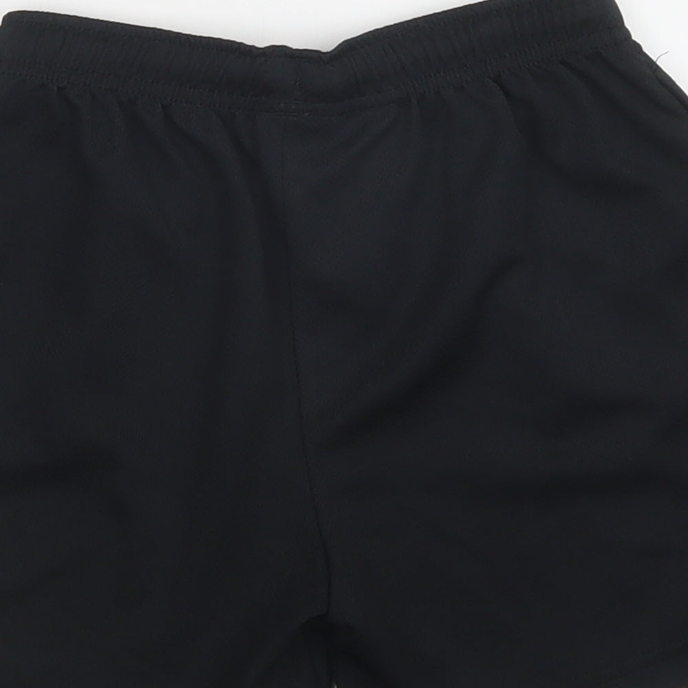 Next` Boys Black  Polyester Sweat Shorts Size 6 Years  Regular Drawstring - School Wear