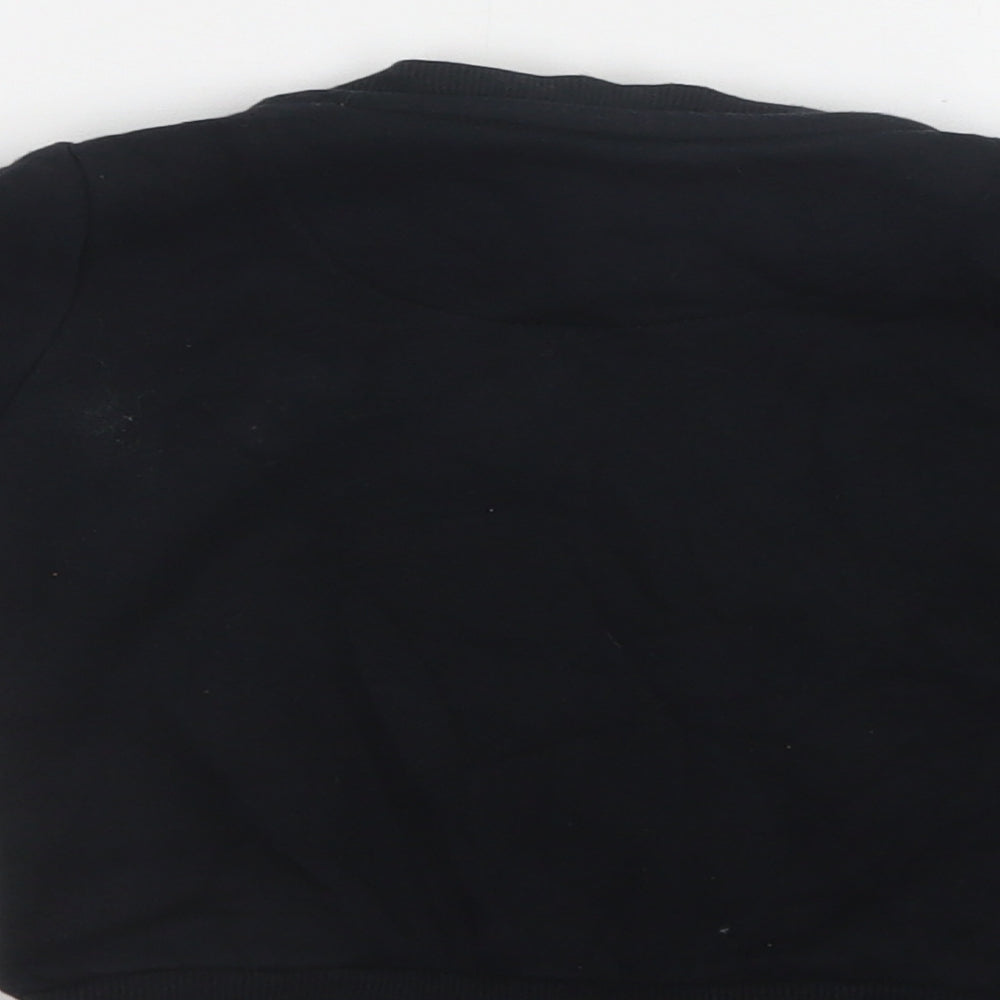 F&F Baby Black  Cotton Pullover Jumper Size 12-18 Months