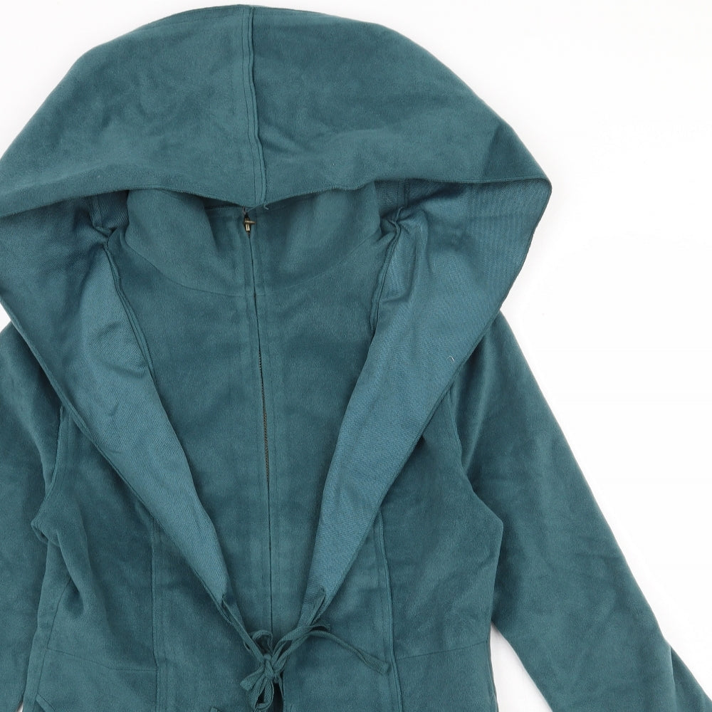 Joe Browns Womens Blue   Parka Coat Size 12  Zip