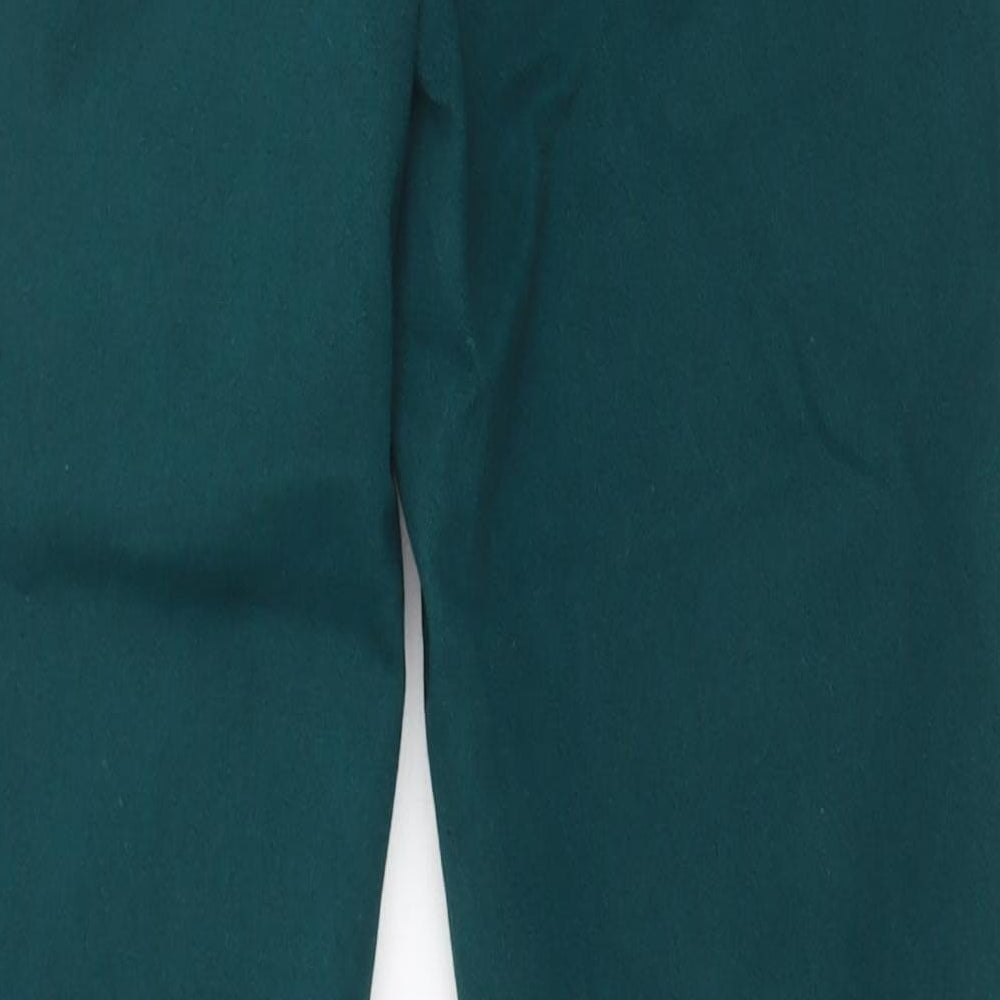 Massimo Dutti Womens Green  Cotton Skinny Jeans Size 8 L26 in Regular Button