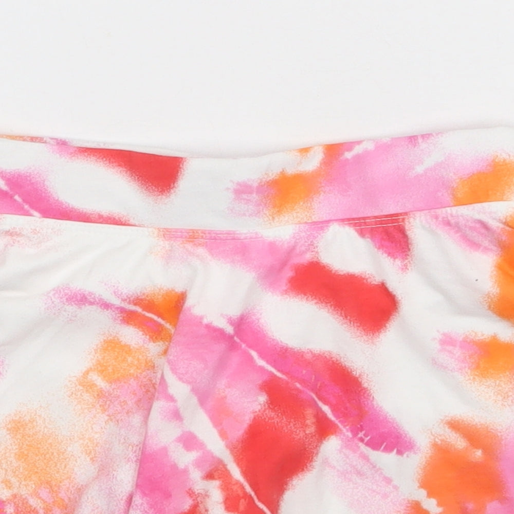 Place Girls Multicoloured Tie Dye Polyester Flare Skort Size S  Regular Pull On