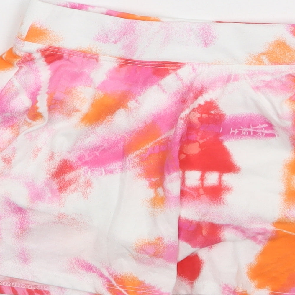 Place Girls Multicoloured Tie Dye Polyester Flare Skort Size S  Regular Pull On