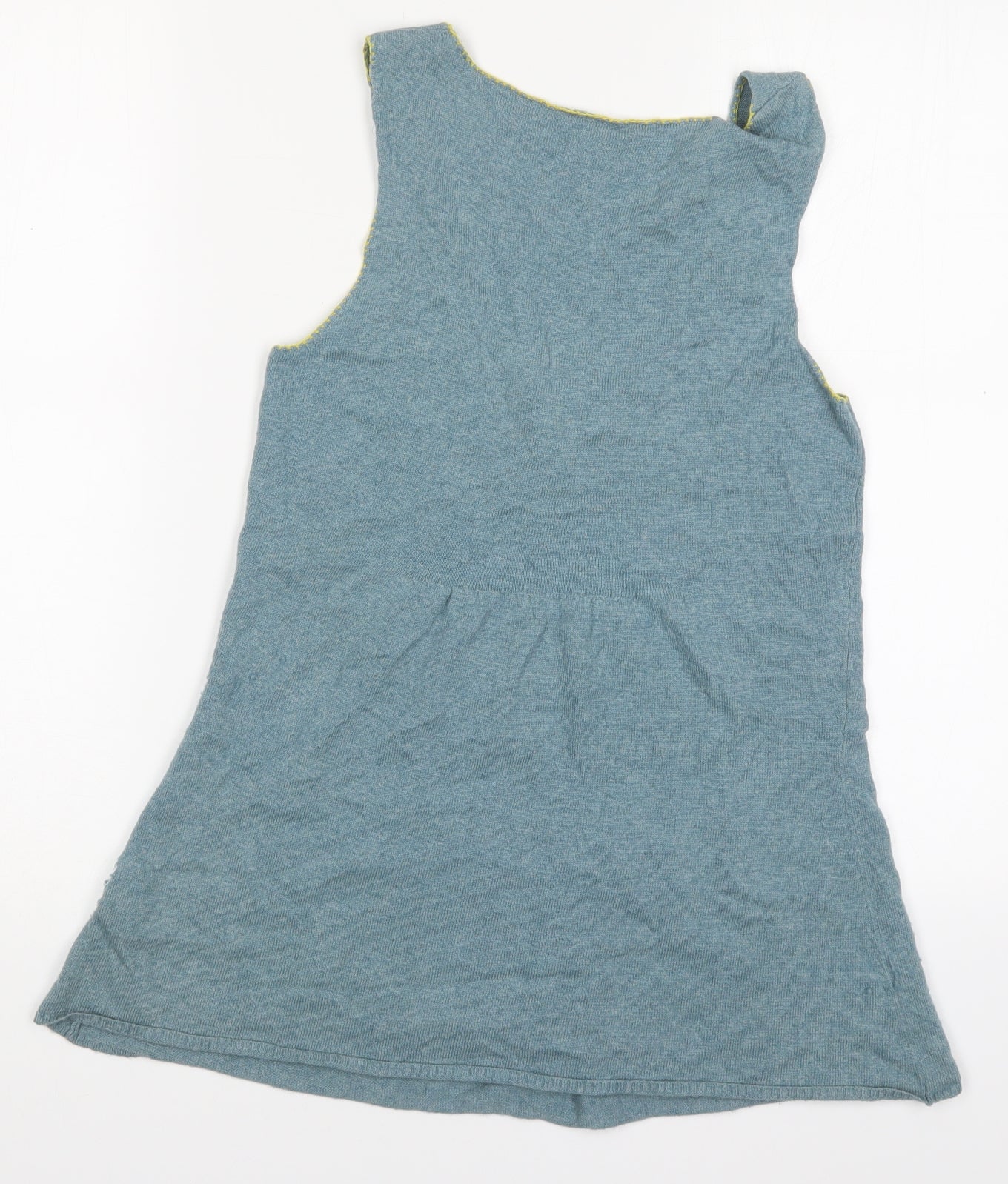 White Stuff Womens Blue  Viscose Basic Tank Size 10 V-Neck