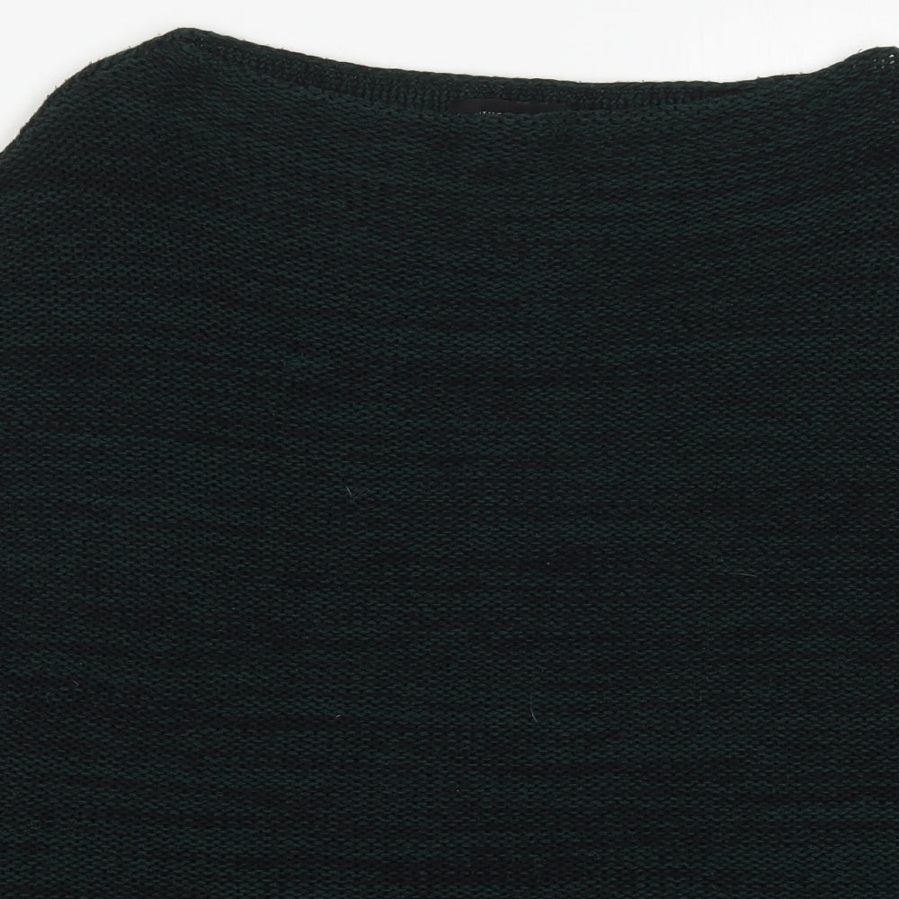 Atmosphere Womens Green Round Neck  Acrylic Pullover Jumper Size 18