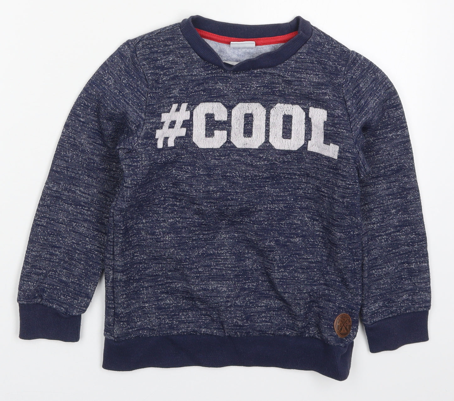 F&F Boys Blue  Polyester Pullover Sweatshirt Size 6-7 Years  Pullover - Cool