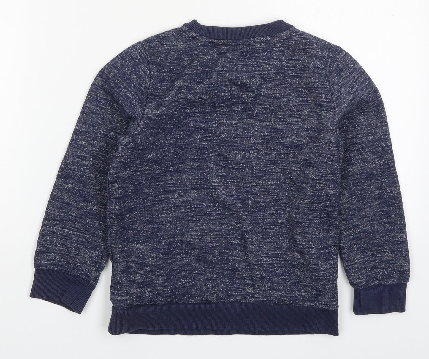 F&F Boys Blue  Polyester Pullover Sweatshirt Size 6-7 Years  Pullover - Cool