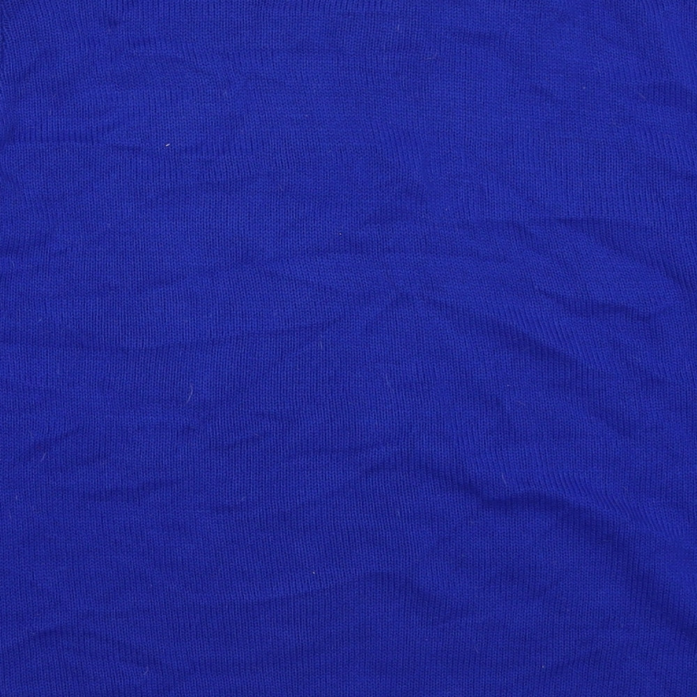 Pure & Natural Womens Blue Round Neck  Acrylic Pullover Jumper Size XL   - Penguin