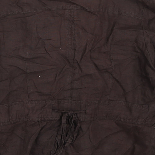 Debenhams Womens Brown   Jacket  Size 14  Button