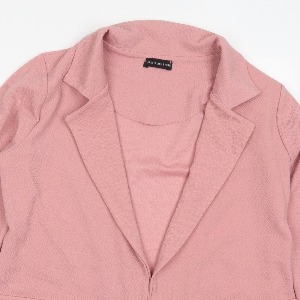 PRETTYLITTLETHING Womens Pink   Jacket  Size 14