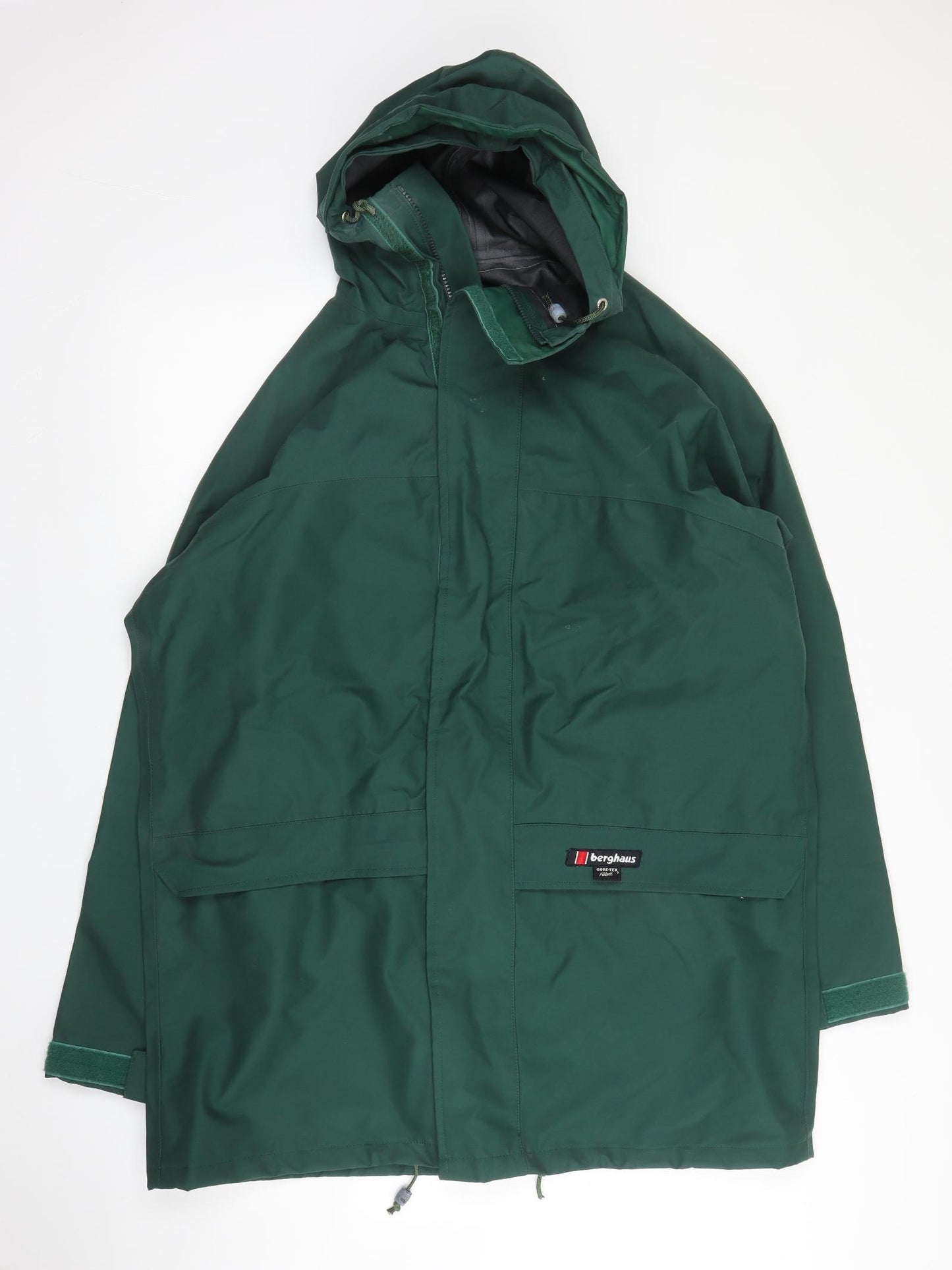 Berghaus Mens Green   Rain Coat Coat Size L  Zip