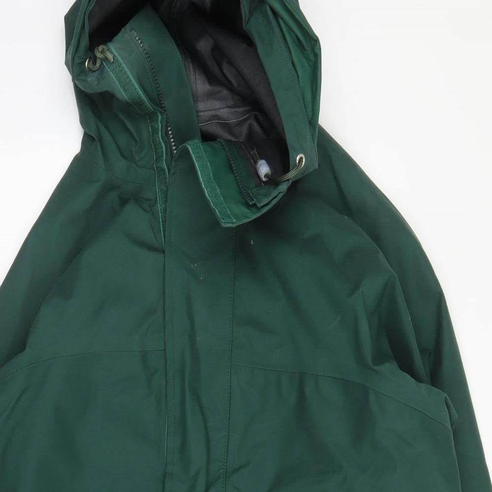 Berghaus Mens Green   Rain Coat Coat Size L  Zip