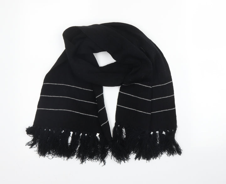 Preworn Unisex Black  Acrylic  Scarf