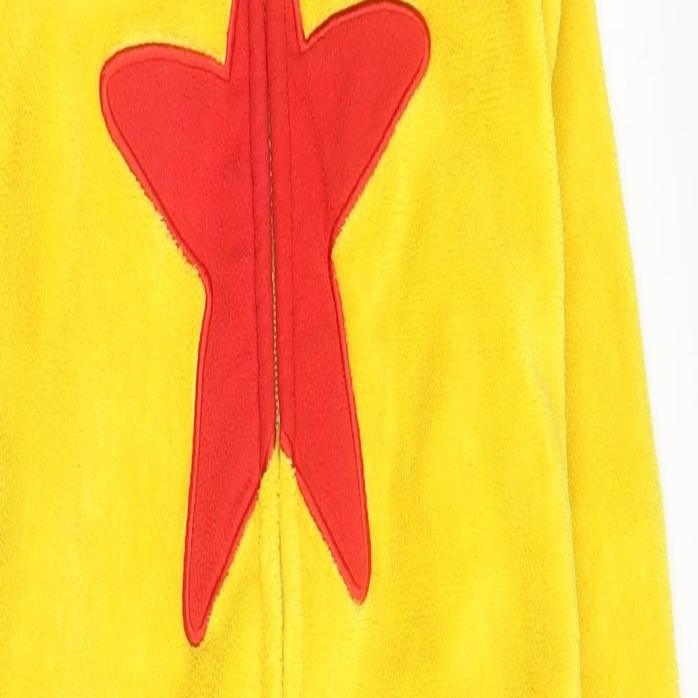 George Boys Yellow Solid Polyester  One Piece Size 11-12 Years  Zip - Pudsey