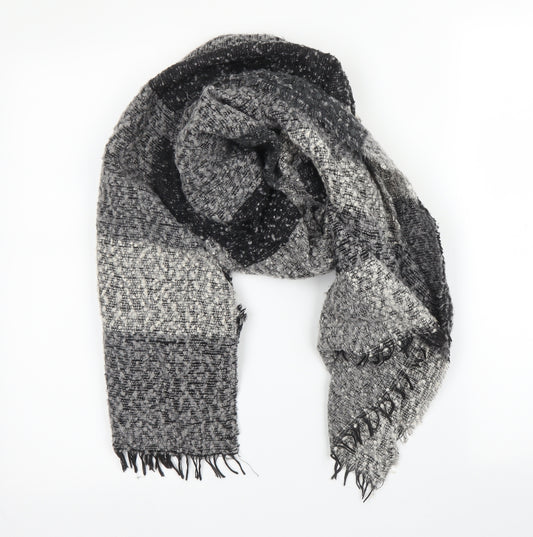 Front view of Primark unisex grey polyester shawl/wrap