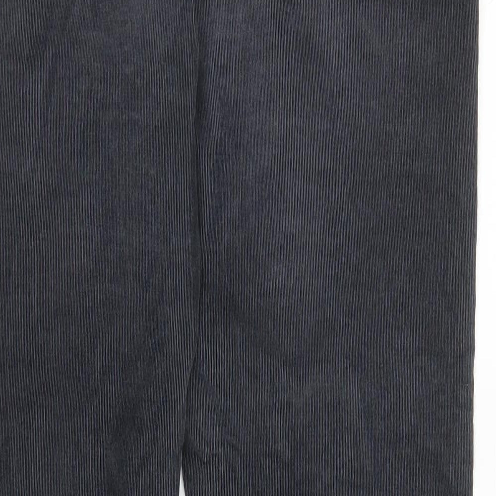 F&F Womens Grey  Cotton Skinny Jeans Size 12 L28 in Regular Zip