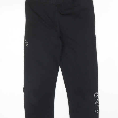 Odlo Womens Black  Polyester Capri Leggings Size M