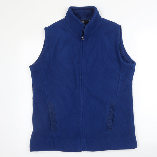 Isle Womens Blue   Gilet Jacket Size 14  Zip