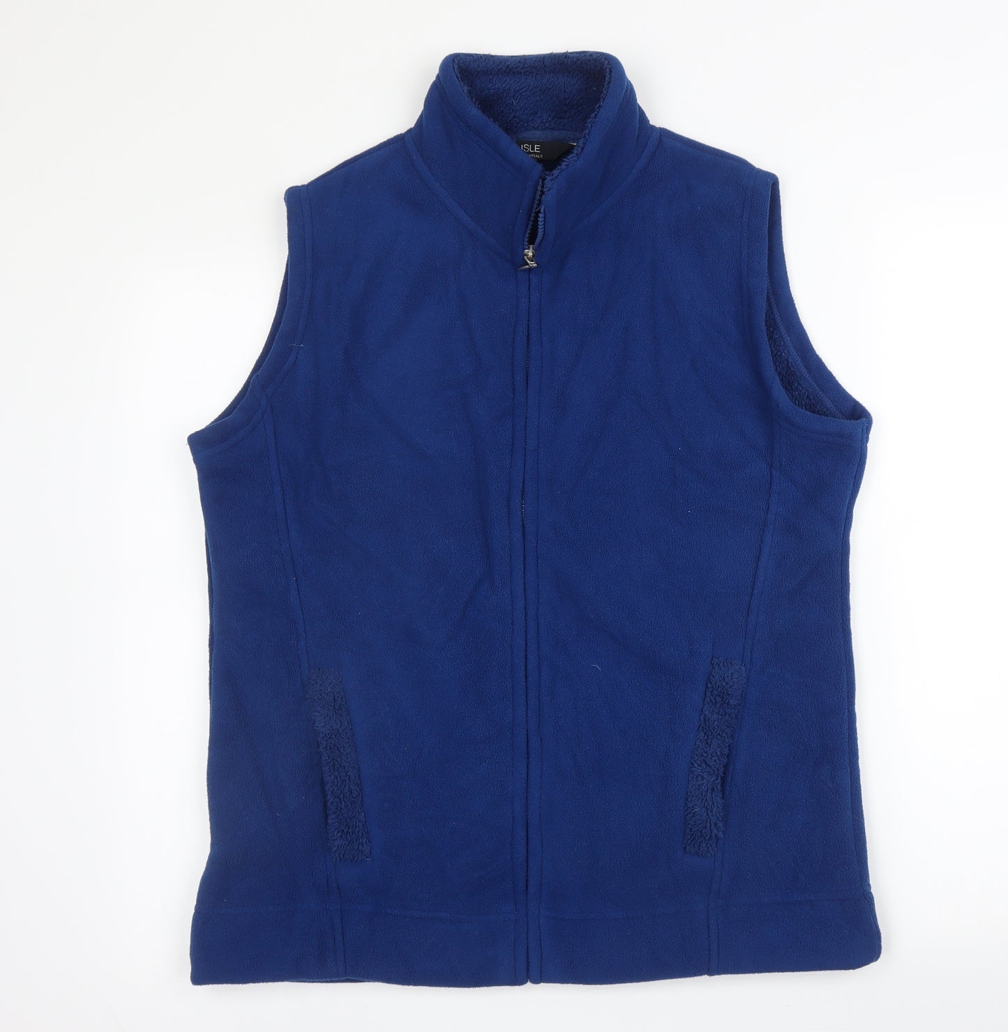 Isle Womens Blue   Gilet Jacket Size 14  Zip