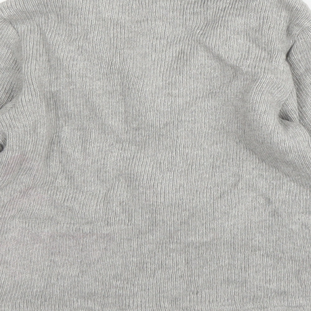 NEXT Baby Grey  Cotton Cardigan Jumper Size 12-18 Months  Button
