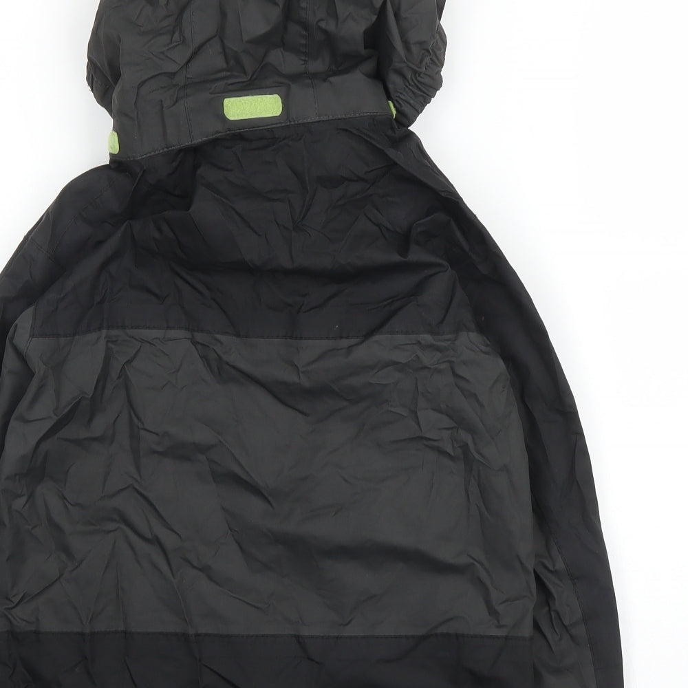 Regatta Boys Black   Parka Coat Size 3-4 Years  Zip