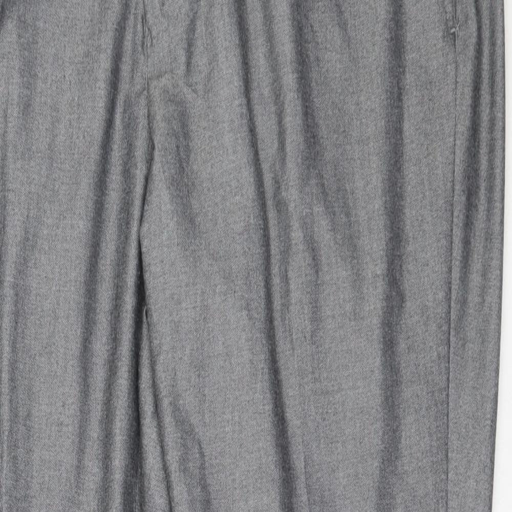 Primark Mens Grey  Polyester Trousers  Size 38 in L31 in Regular