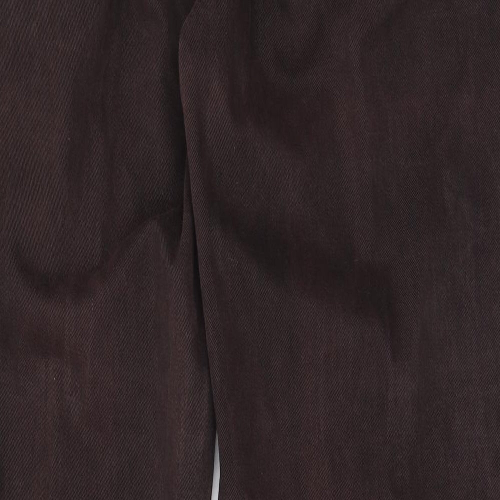 County Seat Mens Brown  Cotton Straight Jeans Size 36 in L31 in Regular