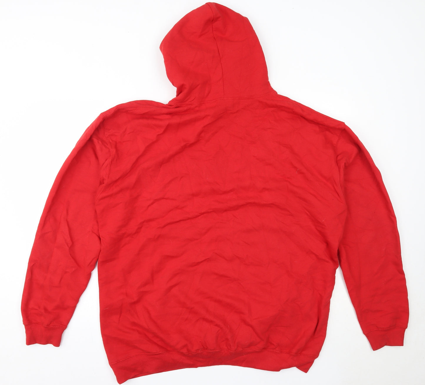 All We Do is Mens Red  Cotton Pullover Hoodie Size 2XL   - wales christmas