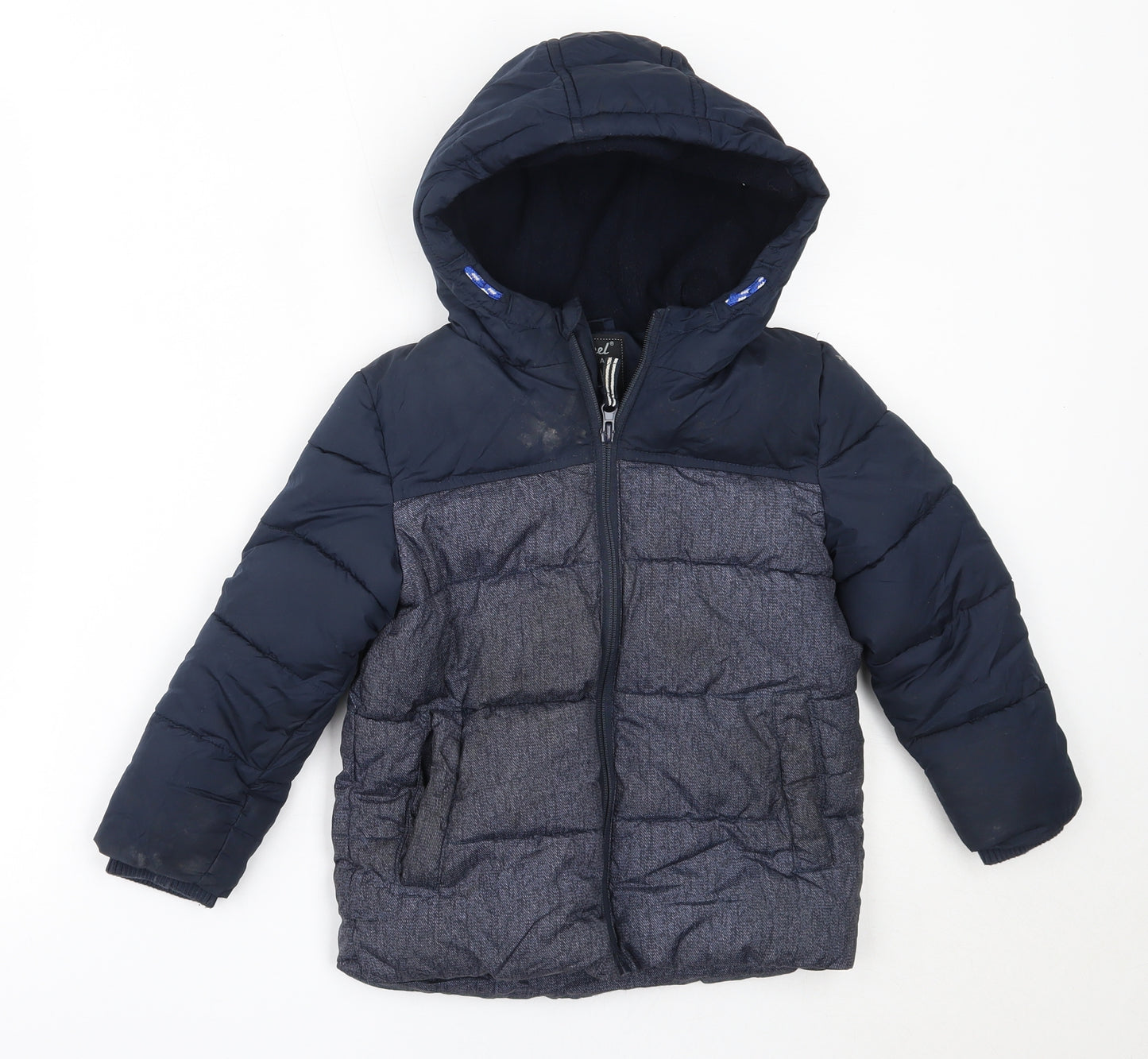Primark Boys Blue   Puffer Jacket Coat Size 4-5 Years