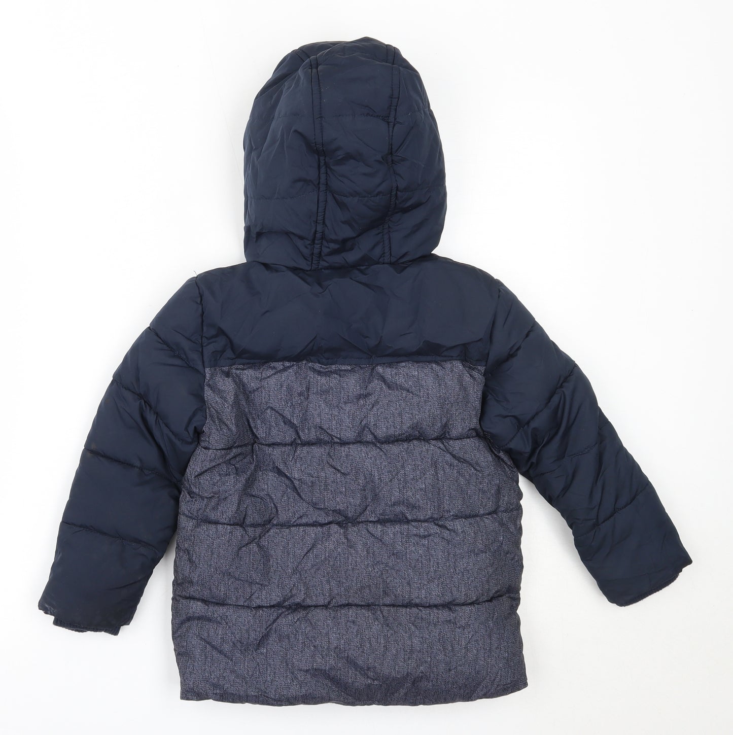 Primark Boys Blue   Puffer Jacket Coat Size 4-5 Years