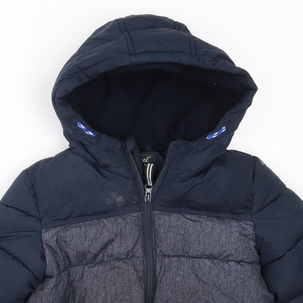 Primark Boys Blue   Puffer Jacket Coat Size 4-5 Years