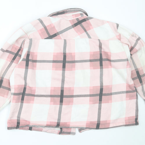 Cameo Rose Womens Pink Check  Jacket  Size M