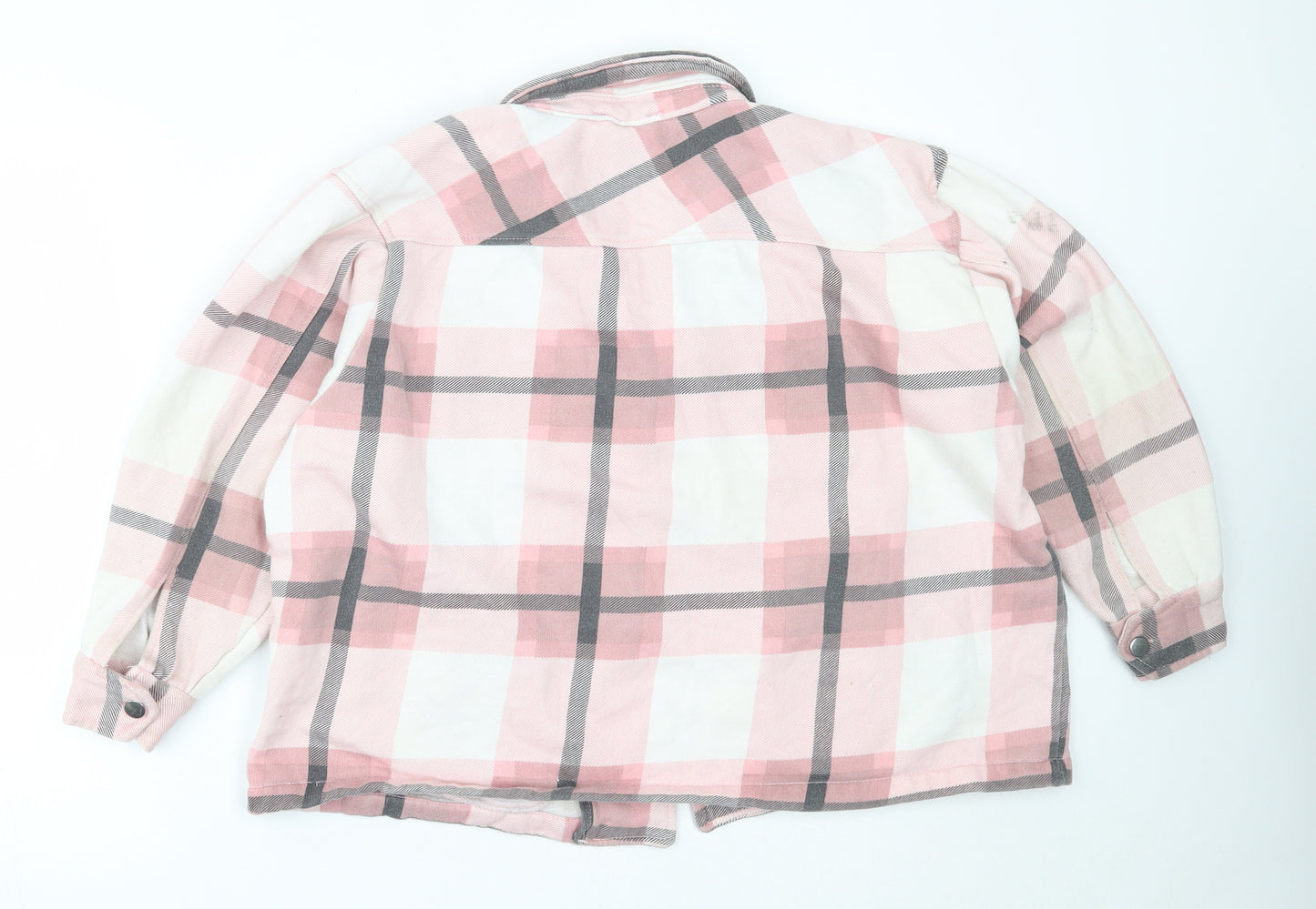 Cameo Rose Womens Pink Check  Jacket  Size M