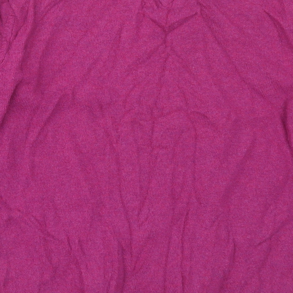 Wolsey Mens Purple Round Neck  Wool Pullover Jumper Size M