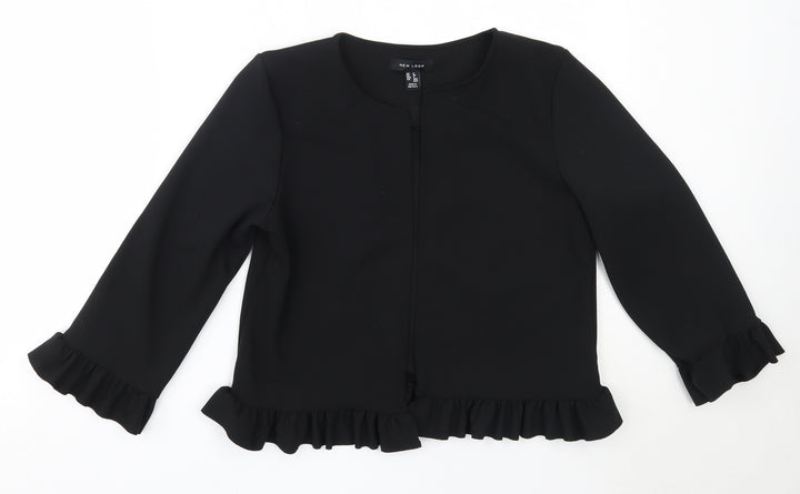 New Look Womens Black Jacket Size 8