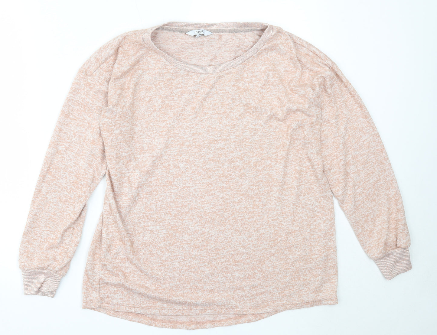 NEXT Womens Pink Round Neck  Polyester Pullover Jumper Size 12