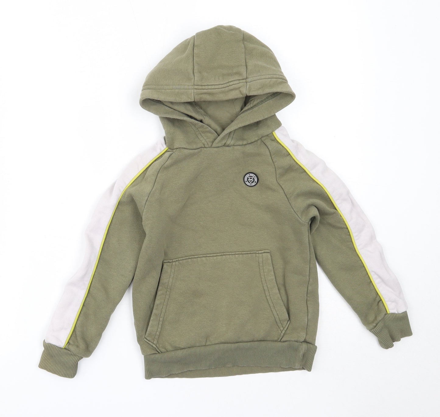 NEXT Boys Green  Cotton Pullover Hoodie Size 5-6 Years