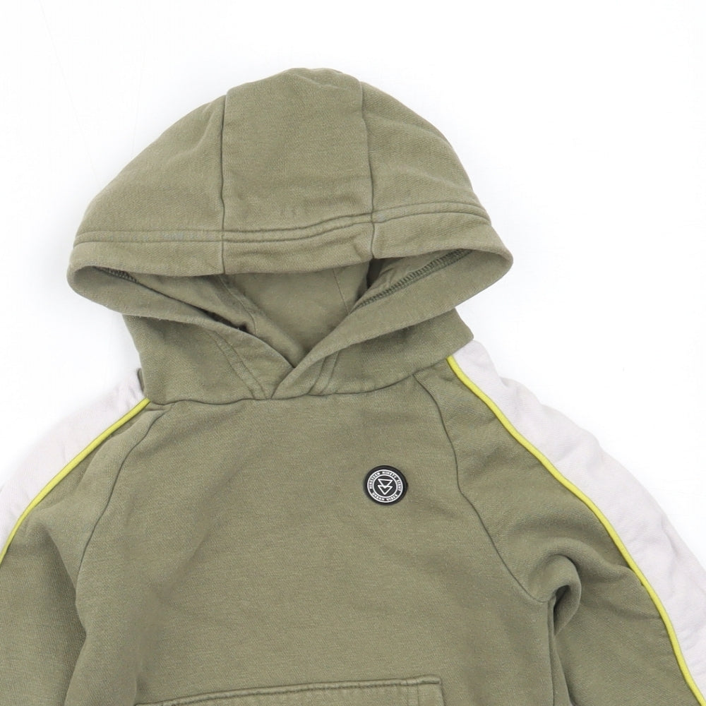 NEXT Boys Green  Cotton Pullover Hoodie Size 5-6 Years