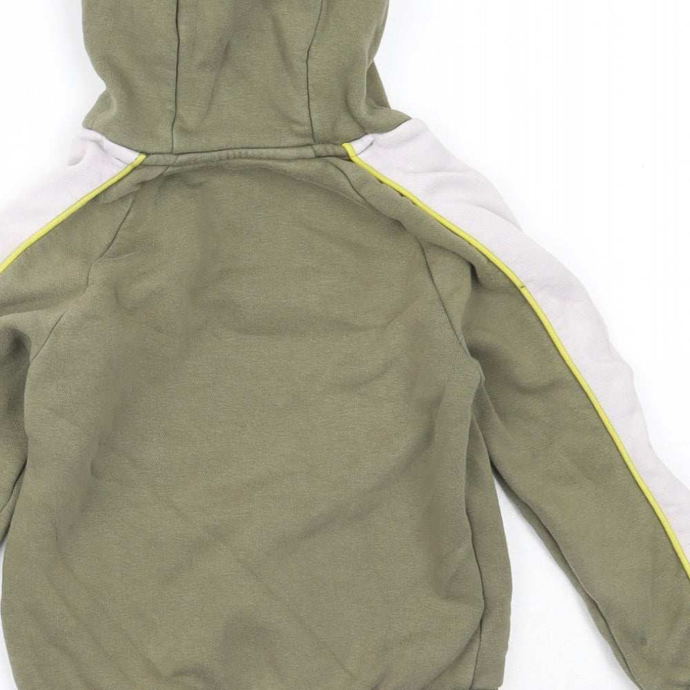 NEXT Boys Green  Cotton Pullover Hoodie Size 5-6 Years