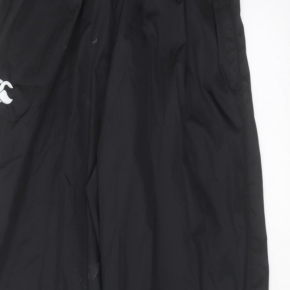 Canterbury Mens Black  Polyester Jogger Trousers Size L L32 in Regular