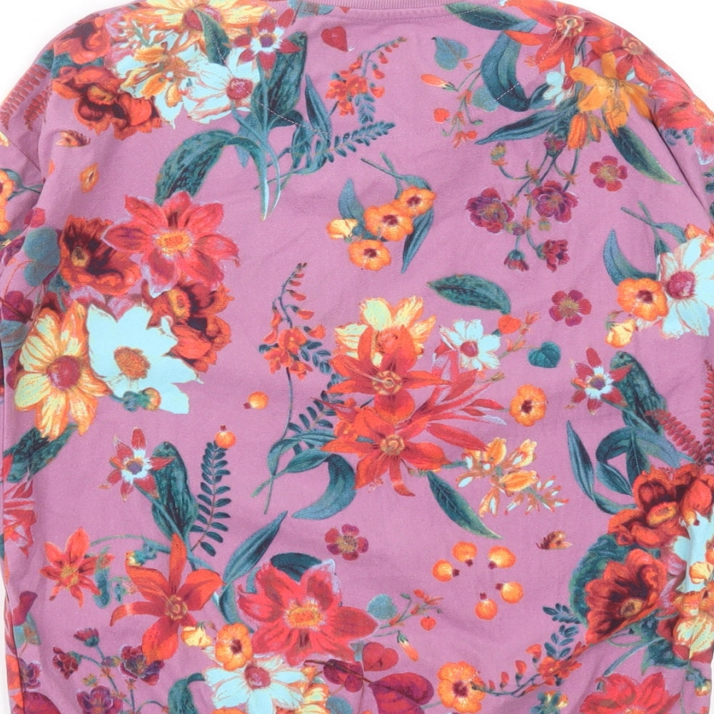 NEXT Girls Purple Floral Polyester Top Pyjama Top Size 12 Years