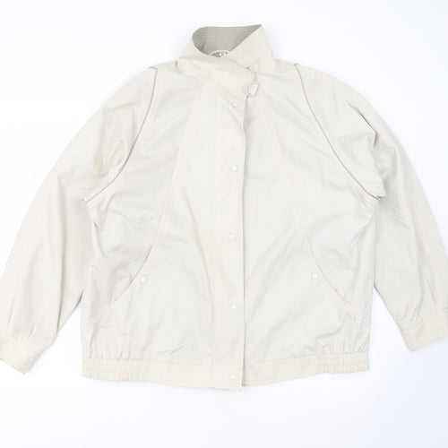 TELEMAC Womens Beige   Jacket  Size 18  Zip