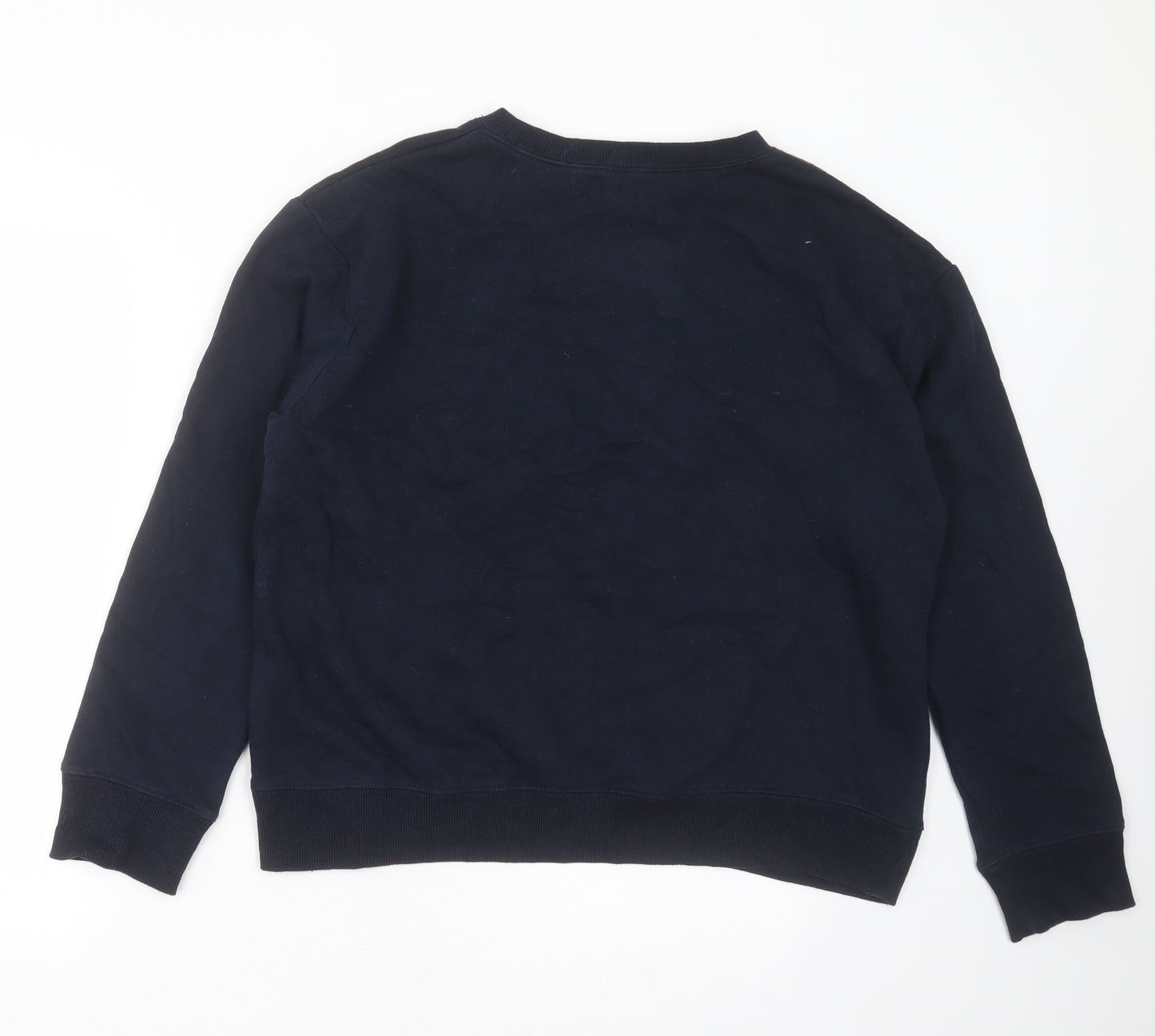 Hush Mens Blue  Cotton Pullover Sweatshirt Size XL   - la vie en rose
