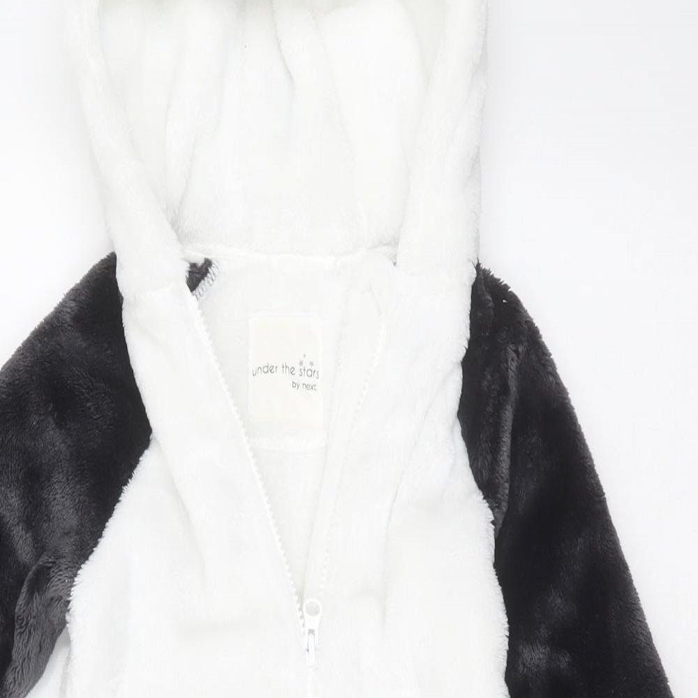 NEXT Baby White  Polyester  One Piece Size 18-24 Months  Zip - animal onesie