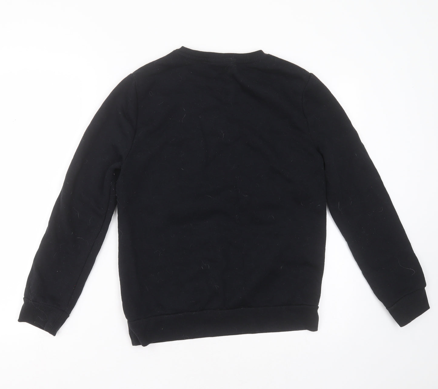 Primark Womens Black  Cotton Pullover Sweatshirt Size 2XS   - hogwarts