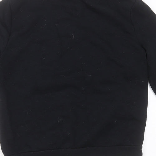 Primark Womens Black  Cotton Pullover Sweatshirt Size 2XS   - hogwarts