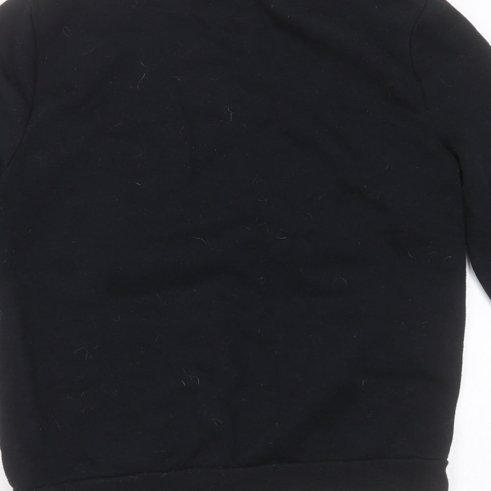 Primark Womens Black  Cotton Pullover Sweatshirt Size 2XS   - hogwarts