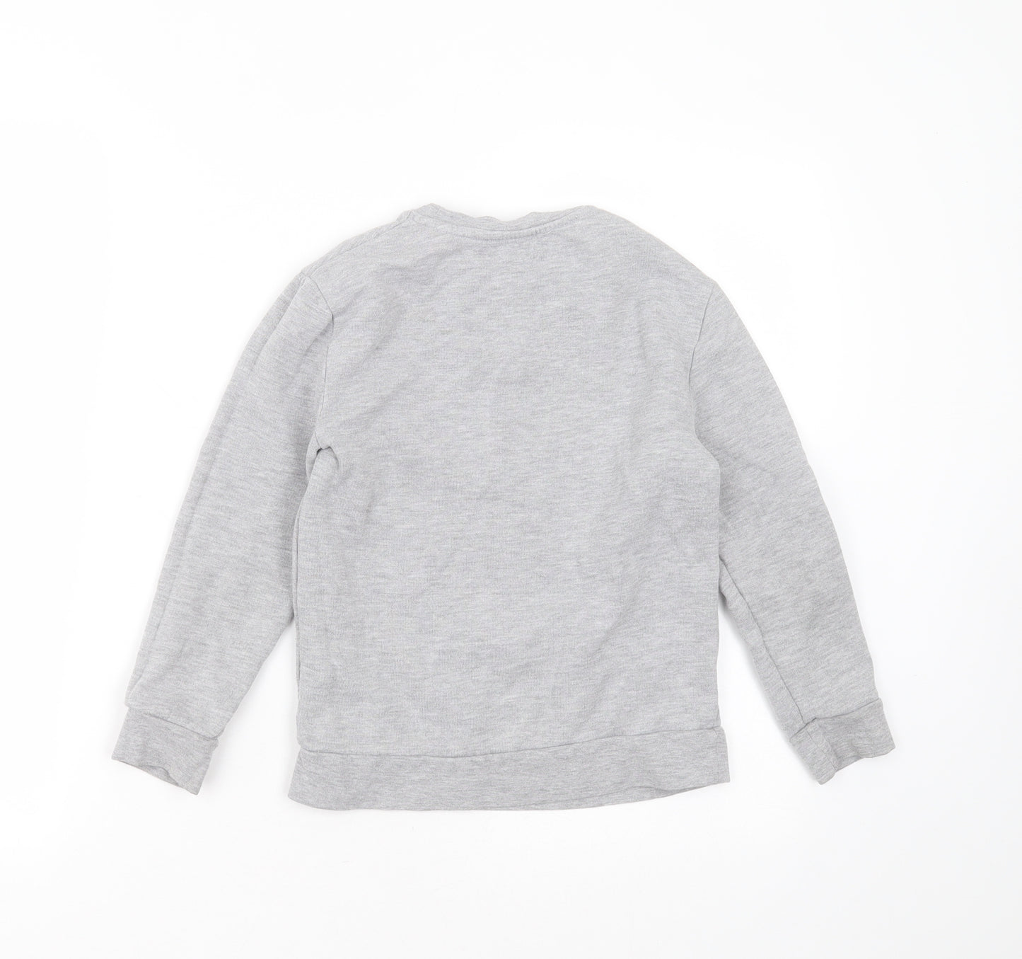 River Island Boys Grey  Cotton Pullover Sweatshirt Size 7-8 Years