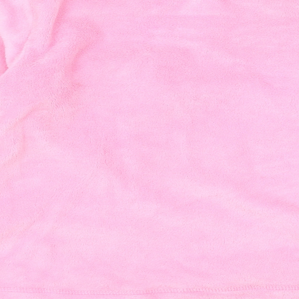 Studio Sleepwear Womens Pink Solid Polyester Top Pyjama Top Size 8   - animal face