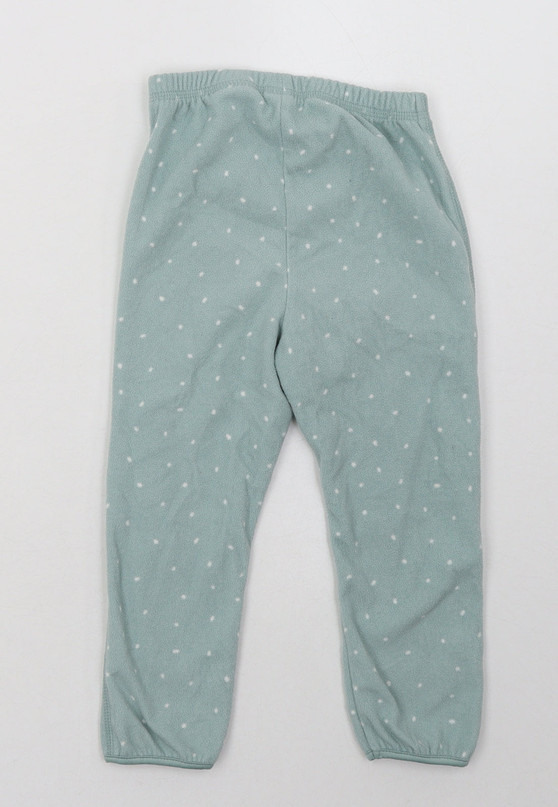 H&M Girls Green Polka Dot Polyester Cami Pyjama Pants Size 2 Years  Pullover